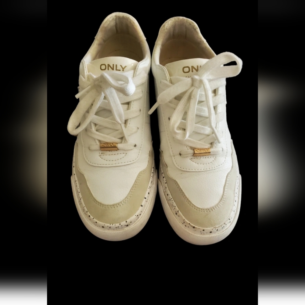 ONLY White Swift Sneakers